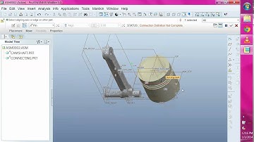 piston mechanism using pro-e