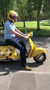 Vespa Running | Vespa Engine Sound | Vespa Home