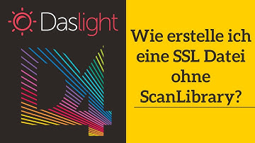 How do I create an SSL file without ScanLibrary? | Daslight 4 DVC4 Videotutorial