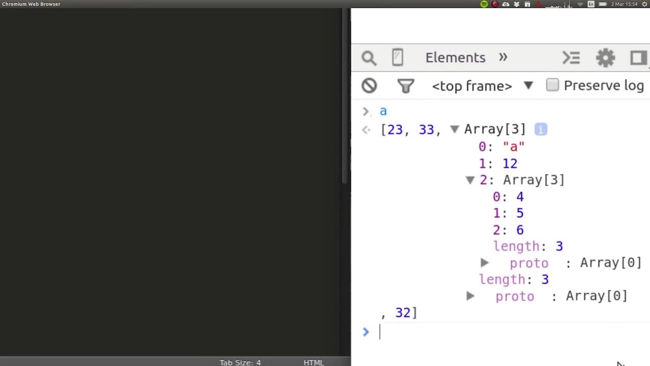 javascript create array multidimensional