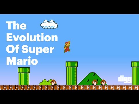 The Evolution Of Super Mario...