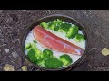 Autumn Solo Camping & Trout Fishing Cooking  / Testing New Gear.