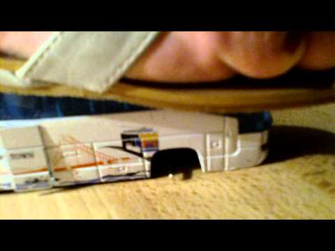 Toy car crushing - Bus metal