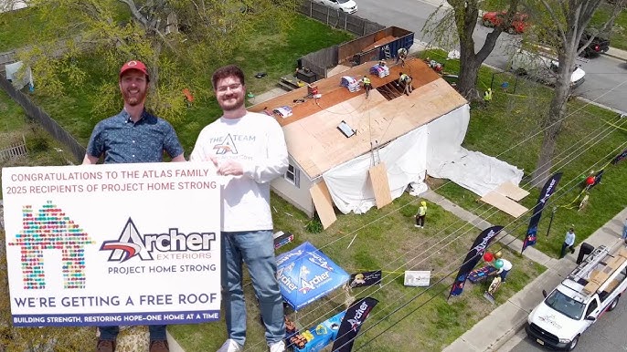 A Free Roof for a Deserving Local Hero | Archer Exteriors Project Home Strong