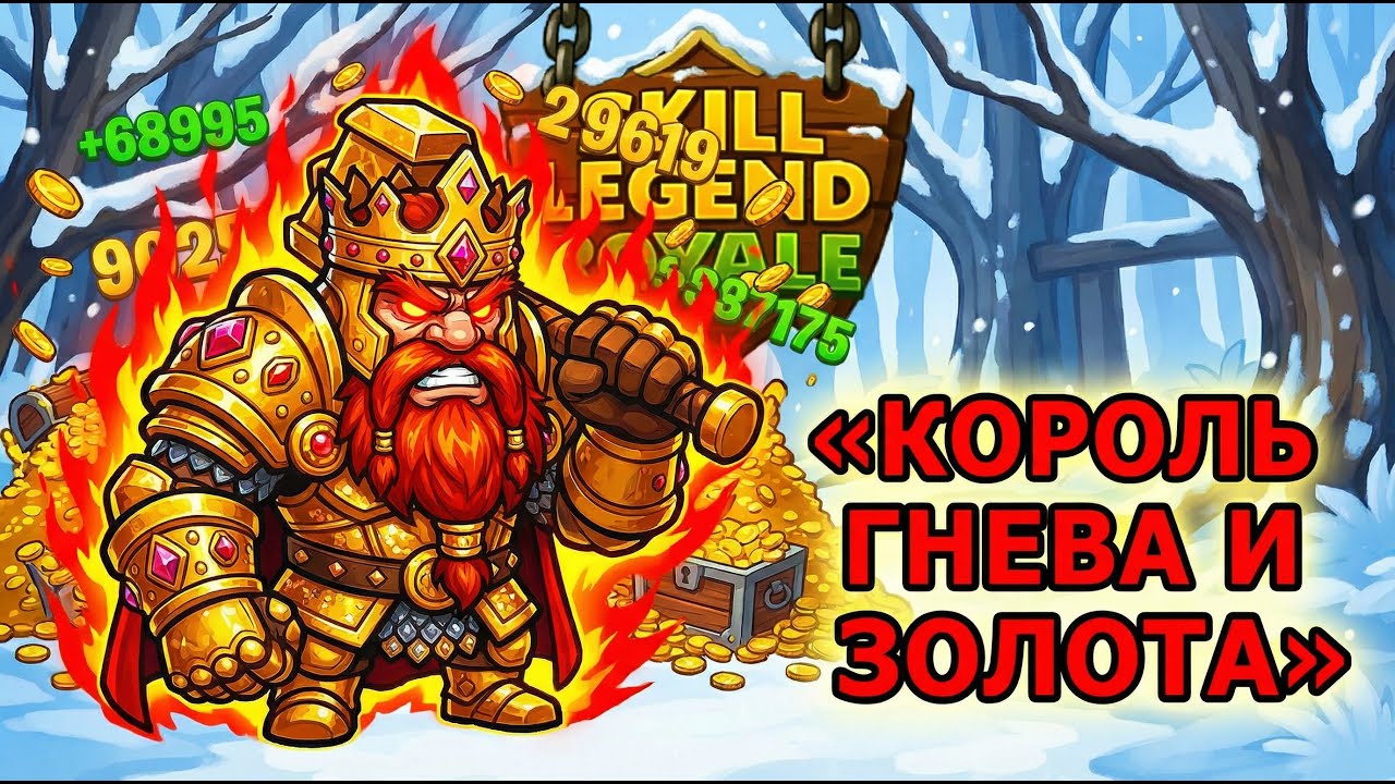 Показал свой ГНЕВ — Король гномов — Skill Legends Royale