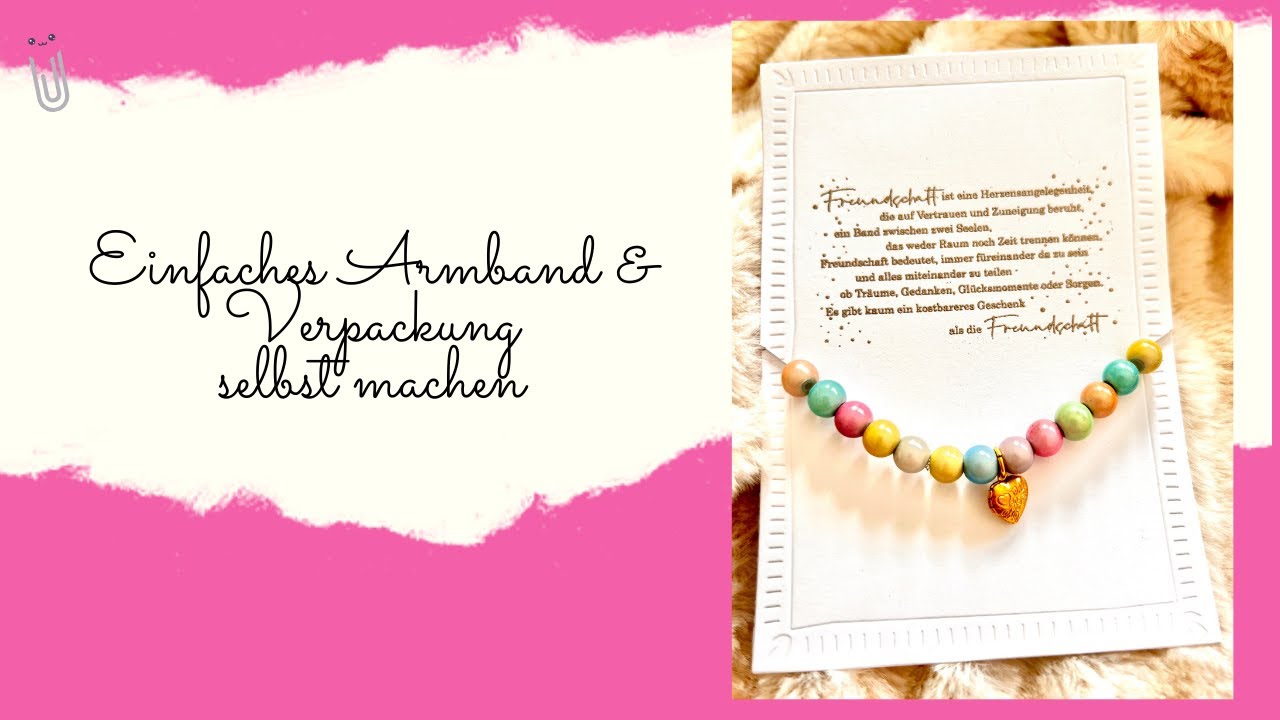 ☀️💞 Einfaches Armband basteln I Schmuckverpackung I DIY I Annilis Welt ☀️💞