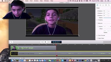 How to add a green screen effect in screenflow