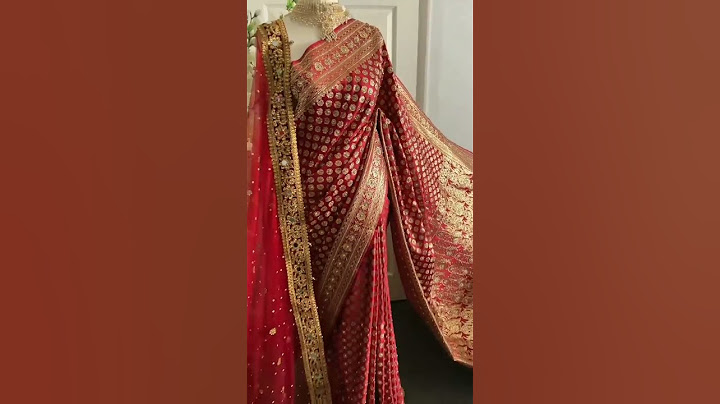 bridal saree saree for wedding #saree #shorts #fashiontravelrs #trending #bridal #bride