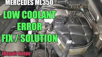 Mercedes Coolant Level  Sensor Diagnostics and Replace | DIY | iRepair Autos