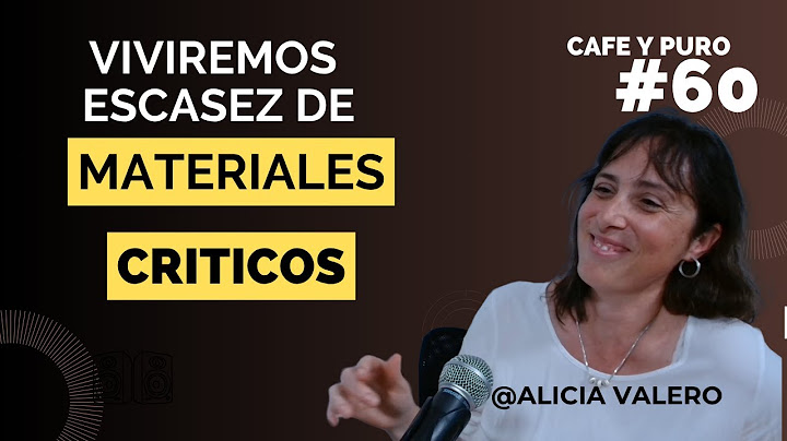 ¿Colapso de materiales? Sin materiales no hay transición, ni sociedad. (Alicia Valero)