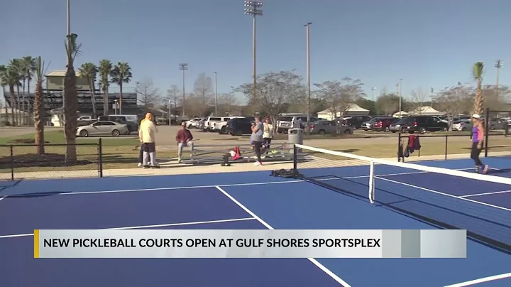 12 pickleball courts open for play at Gulf Shores Sportsplex