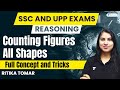 Counting Figures - All Shapes | Reasoning | SSC and UPP Exams | Ritika