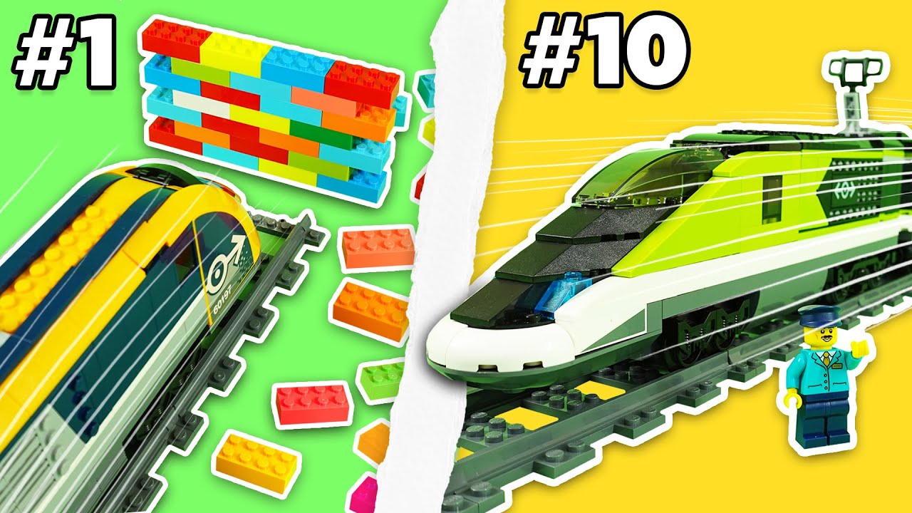 ЭКСПЕРИМЕНТЫ С ПОЕЗДОМ LEGO...