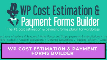 🔴⚡Descarga Gratis WP Cost Estimation & Payment Forms Builder Pro Con Video Instalación