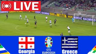 🔴[ПРЯМОЙ ЭФИР] Грузия - Греция | Отборочные матчи ЕВРО-2024 | Полная трансляция сегодняшнего матча