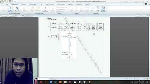 TUGAS 4 ANALISIS STRUKTUR METODE MATRIKS (KELOMPOK 4)