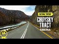 4 hrs scenic roads of chuysky tract in siberia russia  4k scenic drive for indoor cycling
