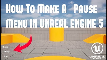 How To Make A Pause Menu In Unreal Engine 5