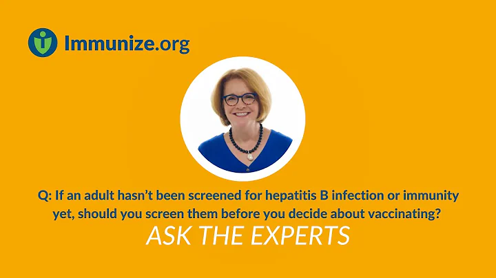 Ask the Experts: Is Hepatitis B Screening Required Before Vaccination?