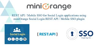 REST API / Mobile SSO for Social Login applications | Single Sign On for  Social Login