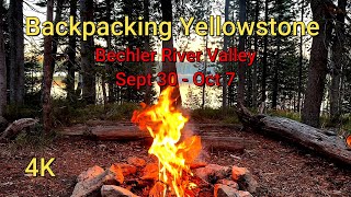 Backpacking Yellowstone - The Bechler Valley October 2023