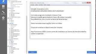 WINDOWS EXPLORER PAROU DE FUNCIONAR - NOVA SOLUÇÃO - 2018