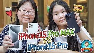 iPhone15 Pro Max vs iPhone15 Pro