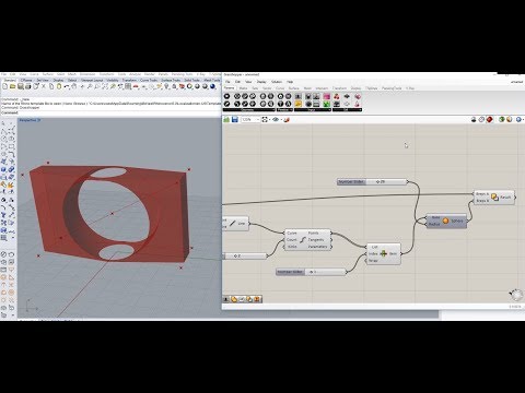 Grasshopper for Rhino 3D Grasshopper box corners and curve length quick tutorial