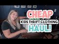 KIDS THRIFT HAUL | Toddler Fall Clothing Haul | THRIFT STORE Baby Haul | Thrifting Haul 2020