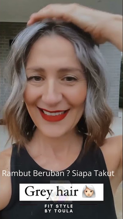 Rambut beruban diusia 52Th, Siapa Takut?! Toula Style #short #toula #fitin52 #hairstyle