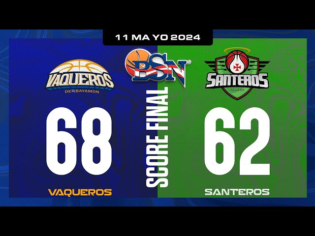 Vaqueros de Bayamon vs. Santeros de Aguada - Juego Resumido - BSN2024