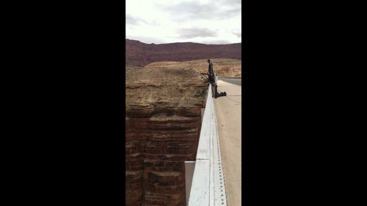 Navajo bridge bungee jump marble canyon Grand Canyon YouTube