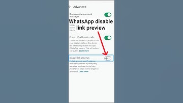 WhatsApp disable link preview || disable link preview || WhatsApp new update || #shorts #preview