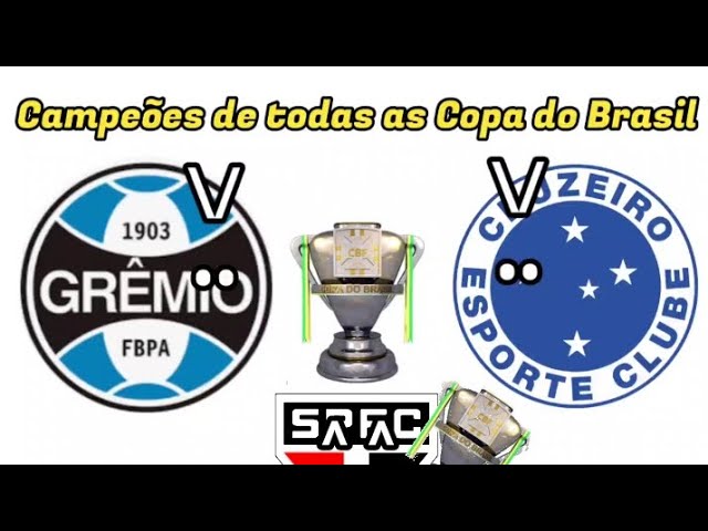 TODAS AS FINAIS DE COPA DO BRASIL (1989 A 2023)