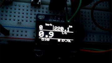 Car computer / onboard computer / trip computer - Arduino project - OLED 0.96 I2C version