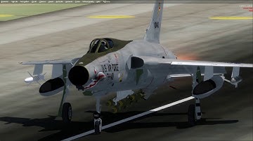 Virtavia F-105D Tacpack conversion using TMAP project.