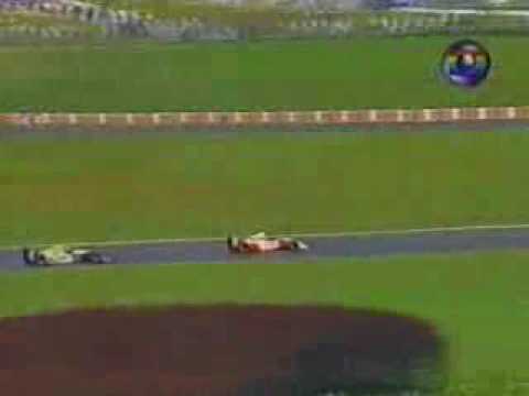 F1 1993 GP Brasil Senna ultrapassa Hill