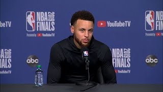 Stephen Curry Full Interview - Game 1 Preview | 2019 NBA Finals Media Availability