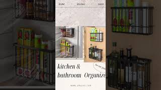 ✅ Kitchen Cabinet Door Storage Box – Space Saving Organizer (2PCS) #kitchen #kitchenorgnizer #foryou