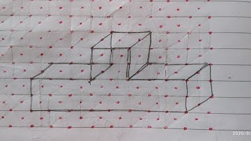 Exercise 15.2 Visualising Solid Shapes Class 7 II ISOMETRIC DOT SKETCH OF GIVEN SHAPES