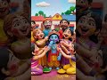 Krishna ji vrindavan me gopiyon ke sath Holi khelte hue #krishna #holi #cartoon #trending