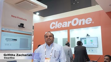 A microphone that leverages the power of Dante | ClearOne product showcase | InfoComm India 2023