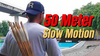 Latihan Memanah 50 Meter (slow motion)