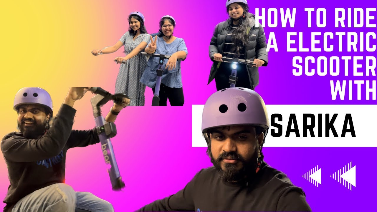Our fun with e-scooter - YouTube