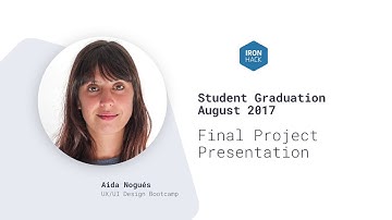 UX/UI Final Project - Aida Nogues - Ironhack UX/UI Design Bootcamp