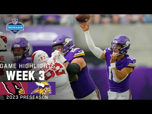 Video: Cardinals Debut All-White Uniforms for 2023 NFL Preseason Finale vs.  Vikings, News, Scores, Highlights, Stats, and Rumors