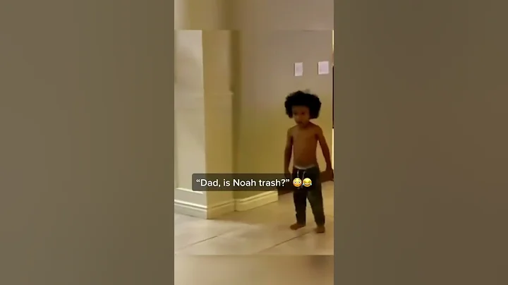 Little dude letting his brother hear it 😳😂| #shorts