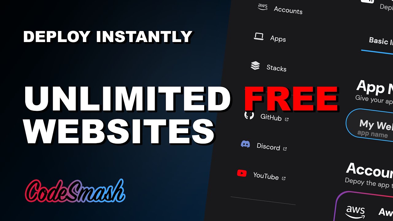 How to Deploy Free Websites with CodeSmash - YouTube