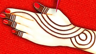 Very beautiful stylish mehndi design |easy & simple mehndi design | mehndi ka design I mehndi design