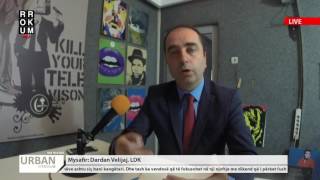 Dardan Velija, LDK interview live ne Radio Urban FM dhe Rrokum TV